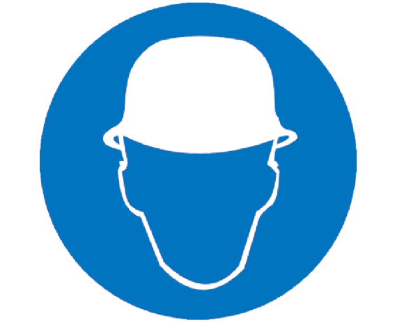 Работать в защитной каске (шлеме) (M02)