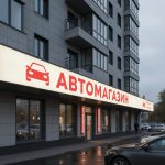 Световой короб (лайтбокс) для автомагазина