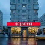 Световой короб (лайтбокс) «Цветы»
