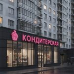Вывеска «Пекарня и кондитерская» — Объемные световые буквы