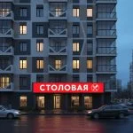 Световой короб (лайтбокс) для столовой