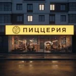 Световой короб (лайтбокс) для пиццерии