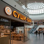 Вывеска для суши-бара на композитной подложке