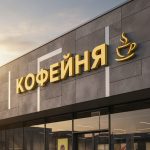 Вывеска «Кофейня» — Объемные световые буквы