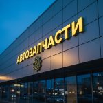 Вывеска «Автозапчасти» — Объемные световые буквы