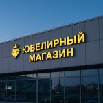 Вывеска «Ювелирный салон» — Объемные световые буквы