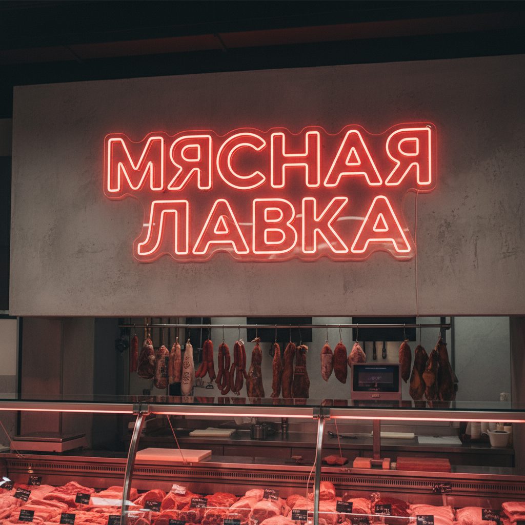 неоновая надпись мясная лавка (1)