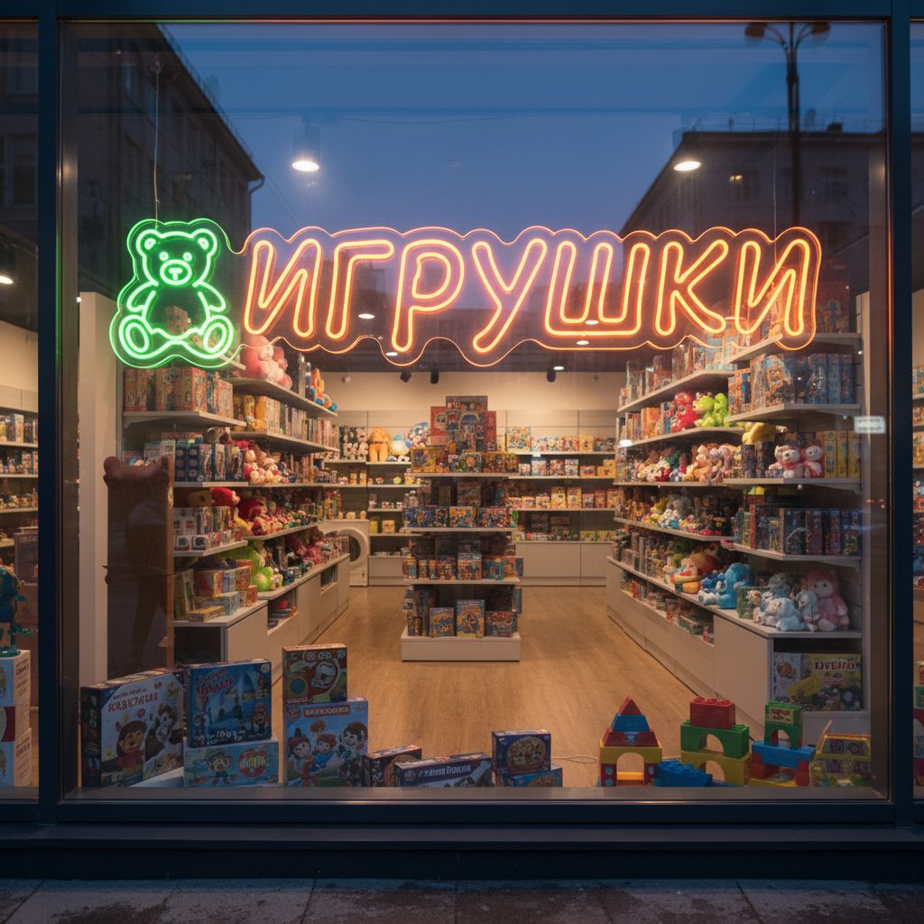 неоновая вывеска игрушки (4)