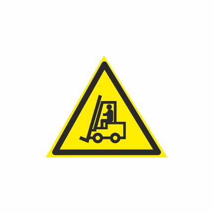 Знак W 08 «Осторожно, погрузчик!» 200×200 мм по ГОСТ