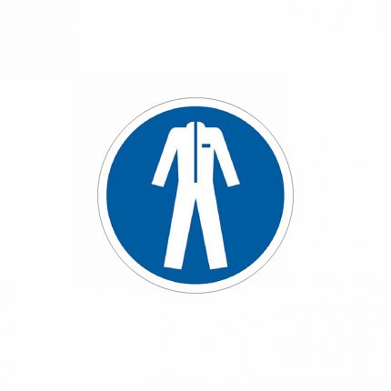 Знак M13 «Работать в защитной спецодежде» 200×200 мм по ГОСТ