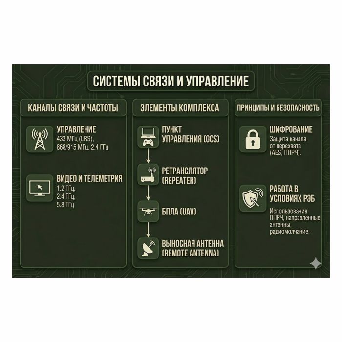Системы связи и управление стенды БПЛА