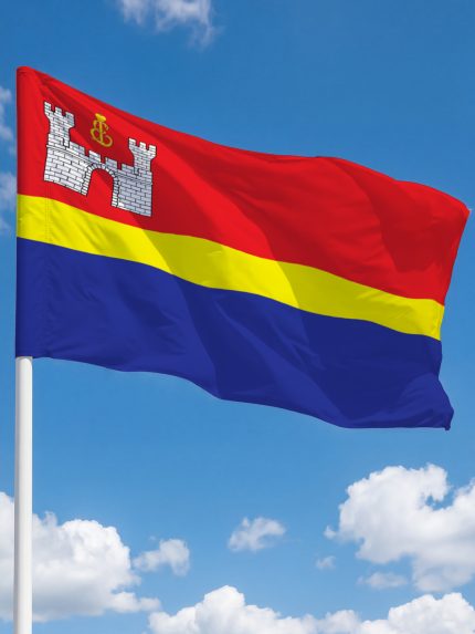 Флаг Калининградской области 90х135 см полиэфирный шелк