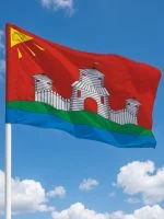 Флаг Марёвский муниципальный округ