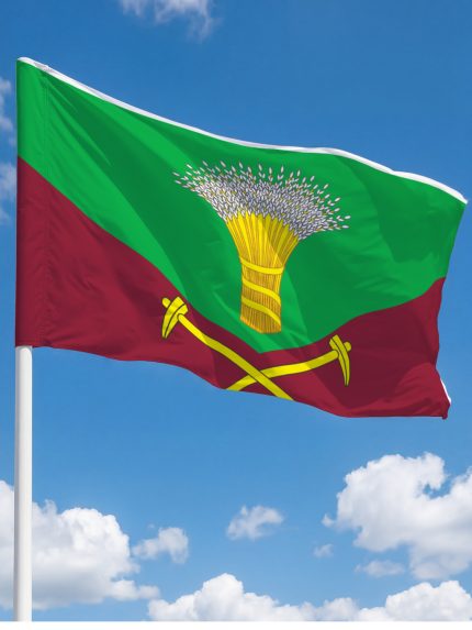 Флаг Хорольский муниципальный округ 90х135 см полиэфирный шелк