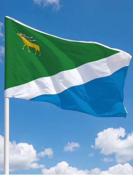 Флаг Яковлевский муниципальный округ 90х135 см полиэфирный шелк