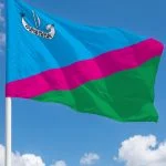 Флаг Великоновоселковский муниципальный округ