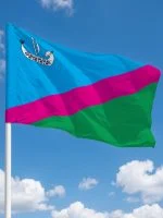 Флаг Великоновоселковский муниципальный округ