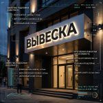 Интерьерная вывеска для SPA-центра в ТЦ с контражурной подсветкой