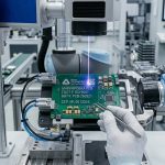 Лазерное нанесение DataMatrix на электронные компоненты