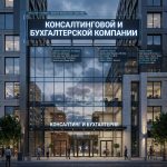 Световая крышная установка (вывеска) для консалтинговой и бухгалтерской компании