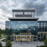 Световая крышная установка (вывеска) для поликлиники и больницы