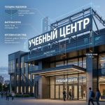 Световая крышная установка (вывеска) для учебного центра (курсов)