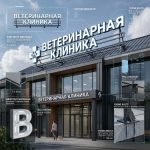 Световая крышная установка (вывеска) для ветеринарной клиники
