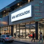 Световой короб (лайтбокс) для автосалона