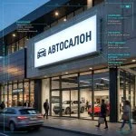 Световой короб (лайтбокс) для автосалона