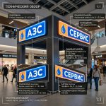 Световой короб (лайтбокс) для АЗС