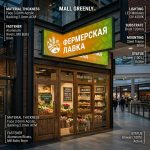 Световой короб (лайтбокс) для фермерской лавки