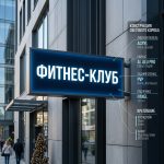 Световой короб (лайтбокс) для фитнес-клуба