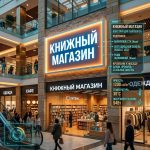 Световой короб (лайтбокс) для книжного магазина