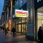 Световой короб (лайтбокс) для ломбарда