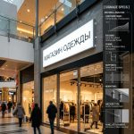 Световой короб (лайтбокс) для магазина одежды