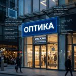 Световой короб (лайтбокс) для магазина оптики