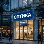 Световой короб (лайтбокс) для магазина оптики