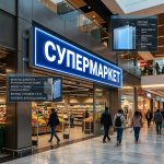 Световой короб (лайтбокс) для супермаркета