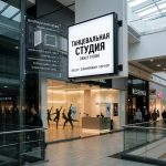 Световой короб (лайтбокс) для танцевальной студии