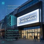 Световой короб (лайтбокс) для торгового центра