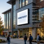 Световой короб (лайтбокс) для университета