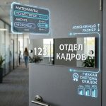 Кабинетная табличка из полистирола (Под металл)