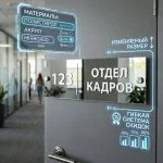 Кабинетная табличка из полистирола (Под металл)