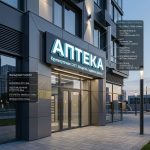 Вывеска «Аптека» — Объемные световые буквы