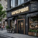 Вывеска «Барбершоп» — Объемные световые буквы