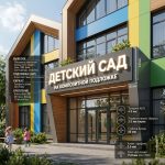 Вывеска для детского сада на композитной подложке