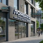 Вывеска для ломбарда на композитной подложке