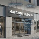 Вывеска для магазина одежды на композитной подложке