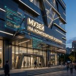 Вывеска для музея на композитной подложке