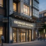 Вывеска для обувного магазина на композитной подложке